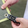 Miniatyrbillede 3 af 4: 20 stk. Udendørs Telt Baldakin Klips Markise Vindtæt Fast Spænde Markise Baldakin Klemme Nød Telt Snap Til Udendørs Camping Landbrug Have Sort