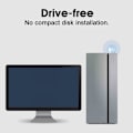 Pikkukuva 7 / 8: Pöytätietokoneen USB-verkkokortti WIFI-sovitin Kompakti Mini 150Mbps sisäänrakennetulla älyantennilla