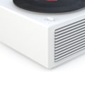 Pikkukuva 4 / 5: Mini Bluetooth-kaiutin Innovatiivinen Retro Kannettava Langaton Bluetooth-kaiutin Rikkaan Basson ja HD-äänen kanssa Elegantti Valkoinen