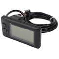 Miniatyrbild 3 av 8: Elektrisk cykel LCD-displaymätare ABS 36V 48V Universal kontrollpanel för 22,2 mm styre