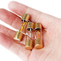 Miniatyrbillede 3 af 5: Guldbelagt glas AGU bilforstærker sikringer pakke (5stk) 60A guld