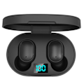 Pikkukuva 3 / 8: BT-nappikuulokkeet, monitoiminen, tyylikäs, mini HiFi-stereosoundi, langattomat urheilukuulokkeet virran LED-näytöllä, musta
