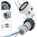 Miniatyrbild 3 av 5: Poolslangadapter A 2 Poolslangadapter 32 38 Slangadapter Pooladaptrar Ersättning för Intex Pumpkontakt för Poolslang Ø 32 Och 38 MM
