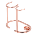 Miniatyrbillede 5 af 8: Barberstativ Sikkerhed Rustfrit Stål Moderne Design Rustfri Holdbar Lille bærbar barberbørsteholder til toilettet Rose Gold