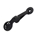 Miniatyrbillede 2 af 8: Justerbar vinkel Out Front Stem Mount Aluminiumlegering Styr Udvidet Cykelcomputer Mount til Blackbird