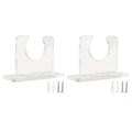 Miniatyrbilde 1 av 8: 2 stk Baseball Bat Holder for Vertikal Display Robust Akryl Bat Henger Baseball Bat Veggmontert Display Rack