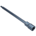 Miniatyrbilde 6 av 8: Socket Bit Hex 1/2in firkantet grensesnitt hurtig skiftenøkkel S2 legert stål blåfarging maskinvare