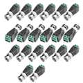 Miniatyrbillede 2 af 5: BNC Han Balun Konnektor 20 stk. Koaksial Cat5 til BNC Han Konnektor