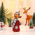 Miniatyrbild 3 av 5: 6 st Juldekorationer Jultomte Älg Snögubbe Docka Hänge Julgransprydnader Dekoration Julfestdekorationer (03, 20x6cm/7.87x2