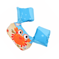 Miniatyrbillede 4 af 8: Børnesvømmeflåd Polyester og EPE-skum med sødt dyremønster Toddler Svømmevest til pool Orange Crab