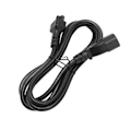 Pikkukuva 8 / 8: IEC320 C14 - IEC320 C5 Power IEC320 C14 Uros - IEC320 C5 Naaras Power 10A 250V 2500W 5,9ft