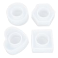 Miniatyrbillede 1 af 8: Krystal Epoxy Opbevaringsboks Form DIY Hexagonal Rund Firkantet Spisebord Håndklæde Spænde Silikoneform