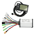 Miniatyrbillede 8 af 8: Elektrisk cykelkonverteringssæt Sinusformet tre-mode controller S866 panel til 250W 350W motor DC 36V 48V