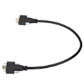 Miniatyrbillede 7 af 8: Type C han til Type C han 0,3 m 4K ved 60 Hz 5A hurtigopladning 10 Gbps USB C 3.1-kabel med skruehuller til tabletcomputer