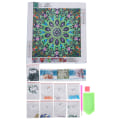 Miniatyrbillede 1 af 6: Mandala Flower 5D Diamond Paining Kit - DIY-indretning til stue og soveværelse