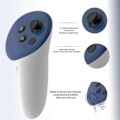Miniatyrbillede 2 af 5: Til 3 Controller Grip PC Beskyttelsesærme (B)