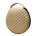Miniatyrbillede 2 af 5: Bærbar CD Wallet Case Organizer PU 20 Kapacitet Forebyg Rids Beige