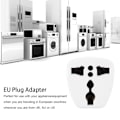 Miniatyrbillede 3 af 7: Universal Power Plug Travel Converter Adapter Konvertering fra USA / UK / AU til EU