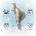 Miniatyrbild 2 av 4: Multifunktionellt abdominalt dragrep för fitness - halkfritt grepp, elastisk kroppsbyggande utrustning