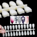 Miniatyrbillede 3 af 5: DIY Manicure Tilbehør: 120 stk. Falske Negle Tips Display Stativ