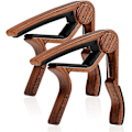 Miniatyrbild 1 av 5: (85*78*12mm) Capo 2-pack Enhands Snabbväxel Aluminiumlegering Capo för Ukulele El- och Akustisk Gitarr, Bas och mer