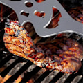 Miniatyrbillede 5 af 5: To- Frugt Grøntsager Kød BBQ Grill Udendørs Camp A