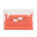 Miniatyrbilde 2 av 8: Multifunksjonell nåletreder med dobbelt hulldesign 2,6x4,4x7,2cm/1,0x1,7x2,8in plast broderinåltråd oransje