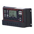 Miniatyrbild 2 av 8: Justerbar solcellsladdningsregulator Smart Power Generation Regulator 12V 24V 10ARöd