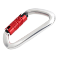 Miniatyrbillede 1 af 8: D-ring karabinhage til klatring, vandring, sikkerhedsspænde, automatisk lås, aluminiumlegering, udendørsartikler