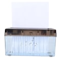 Miniatyrbillede 8 af 8: Mini papirshredder til skrivebord med skridsikker silikonepude USB elektrisk lille A4 papirshredder