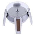 Miniatyrbild 1 av 5: Sol-/batteridriven roterande smyckesdisplay Silverbas med ljus--