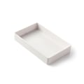Miniatyrbillede 4 af 5: Skrivebordshylde med stor kapacitet - A4-størrelse, gør-det-selv-samling, holdbar ABS-harpiks, Grå hvid, A5-kasse - 24x15,2x4