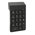 Miniatyrbilde 4 av 8: 2,4G trådløst numerisk tastatur Sjokoladetaster Plug and Play 18 taster Nummer numerisk for bankregnskapsfører