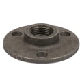 Miniatyrbilde 3 av 8: 10 stk Legering/ Støpejern 3 hull 65 mm DN15 Flensrør Base Gjenger Gulvflens (Støpejern)
