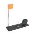 Miniatyrbild 8 av 8: Isfiske Tip Up Pole Portabel Isfiskespö Rulle Combo med Flagga Flytande Bas för Vinterfiske