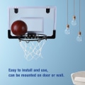 Miniatyrbilde 6 av 8: Innendørs Mini Basketball System Bakbrett Bøylesett Dør Veggmontert leketøysett for barn
