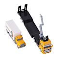 Miniatyrbillede 7 af 8: 1:50 Affaldsbil Legetøj Sikker Faldbestandig Legering Metal Model Bil Legetøj til Drenge og Piger Transporter