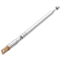 Miniatyrbilde 4 av 5: 2 stk. 25,4 cm 10-tommers 5 seksjoner Teleskopisk Antenne Aerial kompatibel med Radio TV