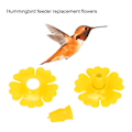 Pikkukuva 3 / 6: Hummingbird Feeder -kukat – 30 riippuvan lintujen ruokintaportin set – Puutarhatarvikkeet (keltainen) yellow