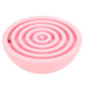 Miniatyrbillede 5 af 8: Balancerende labyrintlegetøj i lyse farver, halvcirkelformet, letvægts labyrintkuglelegetøj, hjernelege til børn, tidlig læring, pink