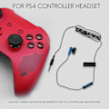 Miniatyrbillede 2 af 5: Headset Øreprop Mikrofon Ørestykke kompatibel med Ps4 Controller Hovedtelefoner