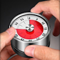 Miniatyrbillede 4 af 4: Kreativ Multifunktionel Køkkenur Magnetisk 60 Minutters Timer Cirkel Design Hjem Alarm Påmindelse