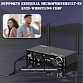 Miniatyrbilde 2 av 5: Bluetooth 5.3 Audio Adapter Mottaker, for Hjem Stereo/Headset/Høyttaler