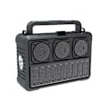 Miniatyrbild 1 av 5: Solar Trådlös Bluetooth Högtalare Portabel FM Radio Högtalare Svart