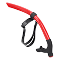 Miniatyrbilde 1 av 7: Front Snorkel Pustemaske Avtakbar Svømming Scuba for Snorkling Dykking TreningRød