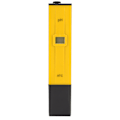 Miniatyrbillede 7 af 8: PH-meter Digitalt display Lille fejl 0,0 til 14,0 pH måleområde ABS PH-pen til akvarier Laboratorium Gul Sort