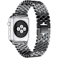 Miniatyrbillede 3 af 5: Rustfrit stålrem til Apple Watch 38mm - Smartwatch-rem til Apple Watch Series 3/2/1