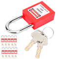 Miniatyrbild 4 av 8: 10 set 38 mm lockout-lås Nylon industriteknisk isolering för kemisk power