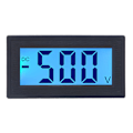Miniatyrbillede 1 af 8: YB5135DB DC Digital Voltmeter LCD Display Spændingsmåler AC100-240V StrømforsyningDC 0-500V