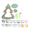 Miniatyrbild 1 av 8: Rhinestone-målning fulländad hantverk DIY-produktion akrylmaterial kristalljulgran